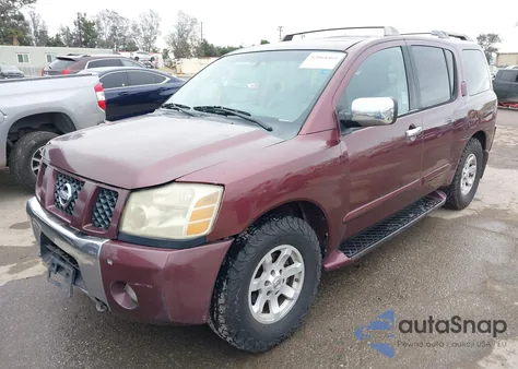 2004 Nissan Pathfinder Armada Se Off-Road from USA, damaged, VIN 5N1AA08A54N720848